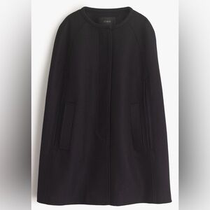 J.Crew Melton Wool Cape Jacket
